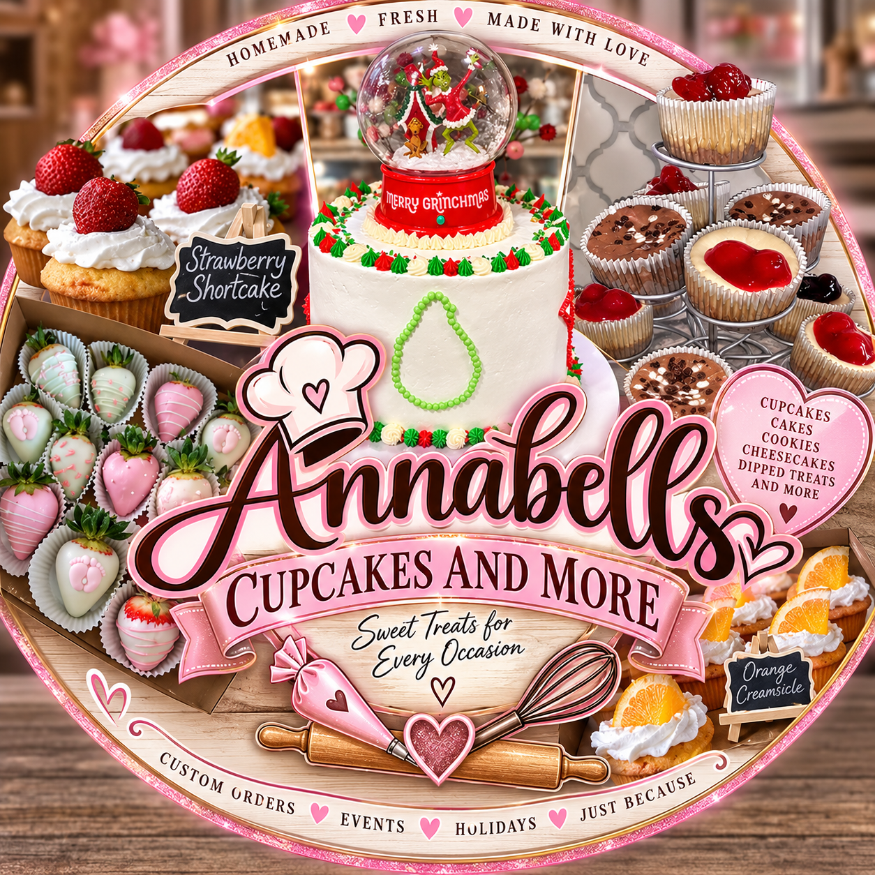 Annabells Cupcakes and More logo